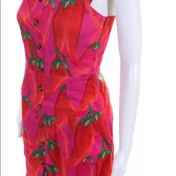 NWT! FARM RIO Red Pepper Mini Dress XS - Picture 2 of 7
